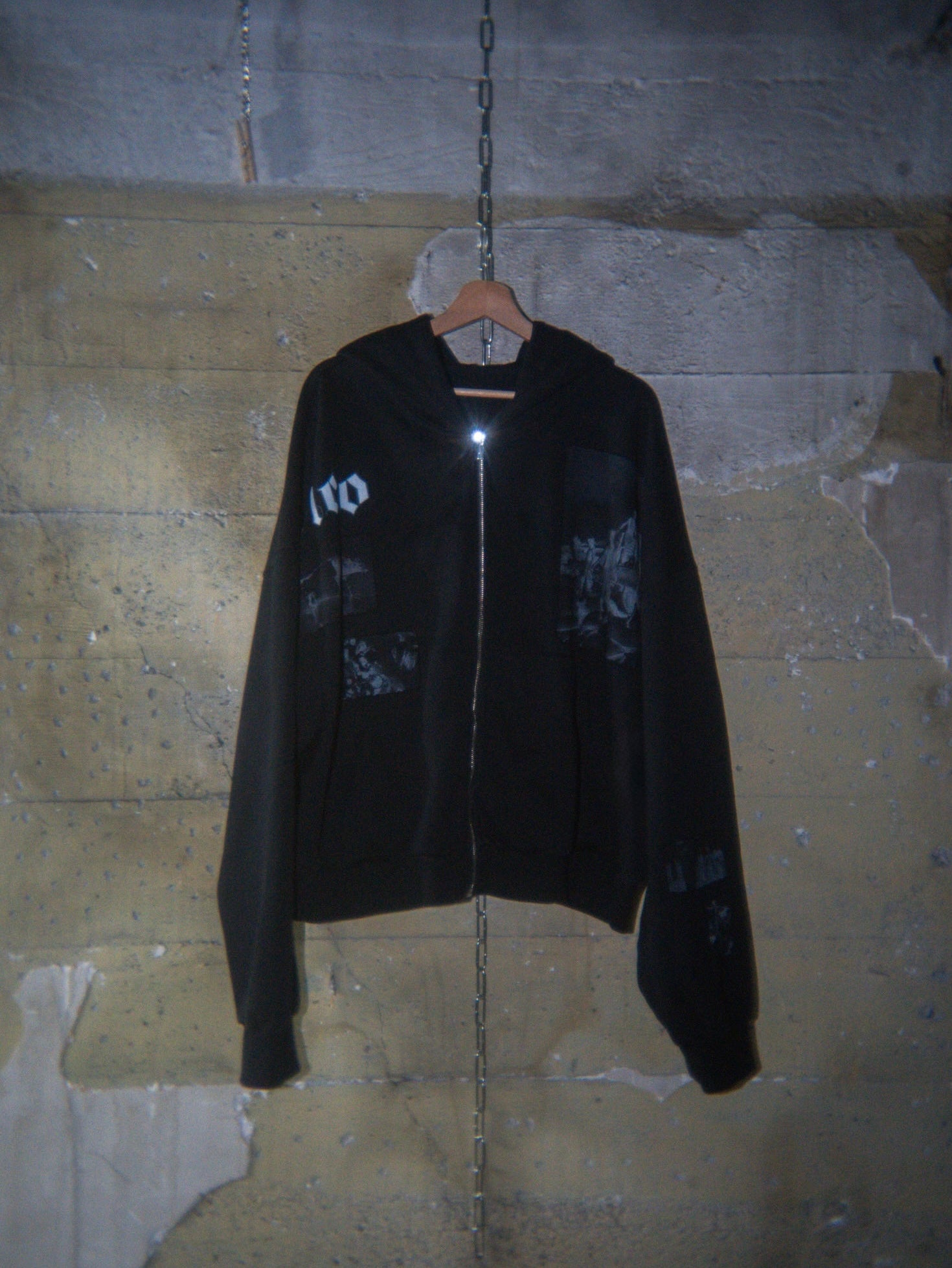 Corée du Sud Collage Zip Up